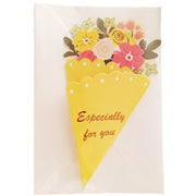 グリーティングカード メッセージカード 花束 薔薇 バラ お祝い 記念日 バレンタイン 誕生日 バースデー ウェディングカード 結婚 出産祝い 母の日 父の日 レター 可愛い キュート 贈り物 ギフト プレゼント 感謝
