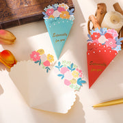 グリーティングカード メッセージカード 花束 薔薇 バラ お祝い 記念日 バレンタイン 誕生日 バースデー ウェディングカード 結婚 出産祝い 母の日 父の日 レター 可愛い キュート 贈り物 ギフト プレゼント 感謝