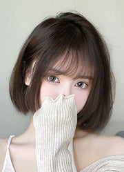ポイントウィッグ 前髪ウィッグ 部分ウィッグ ヘアーピース レディース バング サイドあり シースルー クリップ 簡単 髪の毛 エクステ エクステンション 自然 ナチュラル イメージチェンジ