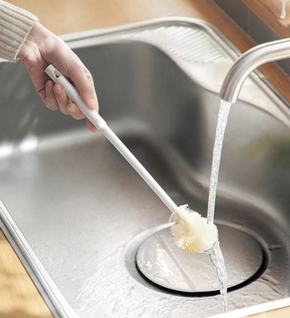 ボトルブラシ シリコンブラシ ロング スポンジ 食器洗い用 キッチン用品 商品画像3