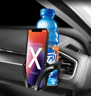 車載ホルダー スマホホルダー ドリンクホルダー 2WAY スマホスタンド エアコン吹き出し口取り付け カー用品 カーアクセサリー 車用品 簡単取り付け 飲み物置き スマホ置き おしゃれ スタイリッシュ スマートホン スマートフォン ケータイ 小物 雑貨 便利グッズ