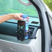 車載ホルダー スマホホルダー ドリンクホルダー 2WAY スマホスタンド エアコン吹き出し口取り付け カー用品 カーアクセサリー 車用品 簡単取り付け 飲み物置き スマホ置き おしゃれ スタイリッシュ スマートホン スマートフォン ケータイ 小物 雑貨 便利グッズ
