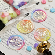 シーリングワックス 100粒 26g 小袋 花形 ひまわり型 小粒 シーリングスタンプ用品 ミックスカラー カラフル 蝋封 手紙 レター 招待状 封筒 DIY メタリックカラー パステルカラー 暖色系 寒色系 金属色 マーブル