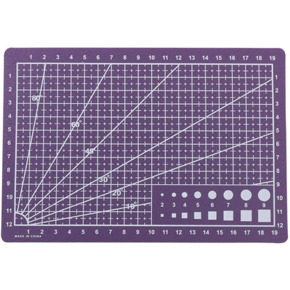 カッティングマット 事務用品 オフィス A5 文房具 カッターマット パープル バリエーション画像