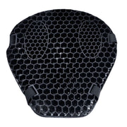 バイクシートクッション カバー付き クッションシート ゲルクッション シートカバー 3D 立体 衝撃吸収 疲労予防 痛み対策 ハニカム構造 ツーリング 長距離 バイク用品 ブラック