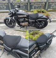 バイクシートクッション カバー付き クッションシート ゲルクッション シートカバー 3D 立体 衝撃吸収 疲労予防 痛み対策 ハニカム構造 ツーリング 長距離 バイク用品 ブラック