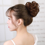 ポイントウィッグ エクステ エクステンション つけ毛 ヘアゴム ヘアアレンジ ふわふわ 簡単装着 髪飾り 巻き付け レディース 女性 ロング 可愛い おしゃれ ボリューム感 お団子 イメチェン 付け毛