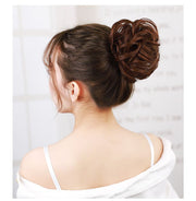 ポイントウィッグ エクステ エクステンション つけ毛 ヘアゴム ヘアアレンジ ふわふわ 簡単装着 髪飾り 巻き付け レディース 女性 ロング 可愛い おしゃれ ボリューム感 お団子 イメチェン 付け毛