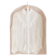 衣類カバー 洋服カバー 10枚セット 60×80cm 衣装カバー チャック フルカバー 半透明 防水 通気性 型崩れ防止 ほこり除け 折り畳み センターファスナー 制服 ドレス スーツ 衣装 コート ジャケット 衣替え 保管用 衣類 カバー 整理 クローゼット 衣類収納