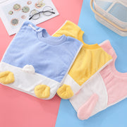 タオルエプロン お食事エプロン 子供用 キッズ ベビー プルオーバー スタイ 前掛け タオル 洗顔 歯磨きタオル 汚れ防止 手拭き