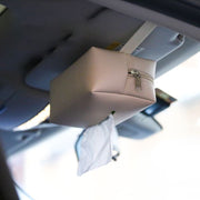 車用ティッシュケース 車載用ティッシュケース 車内用ティッシュケース ティッシュカバー ティッシュホルダー 車雑貨 車用品 カー用品 カー雑貨 車内グッズ ソフトパック用 チャック PUレザー フェイクレザー 無地 ブラック グレー シンプル カジュアル