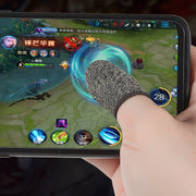 スマホ用 指サック 単品 1個 フィンガーキャップ ゲーム ゲーミング 指カバー 指紋 手汗 手油 皮脂 防止 極薄 薄手 操作性 通気性 荒野行動 PUBG ツムツム モバイル