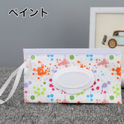 おしりふきケース ウェットシートケース ベビー 育児グッズ ループ付き 蓋付き ストラップ付き 持ち運び 携帯用 ポターブル かわいい