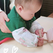 お食事用アームカバー 10枚セット ベビー キッズ 赤ちゃん 子供用 子ども 袖カバー 汚れ防止 砂遊び お絵描き 使い捨て 防水 防油