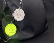 反射キーホルダー リフレクター キーリング チャーム 光る 夜間 暗闇 安全グッズ バレーボール スポーツ 通学 通勤 習い事 散歩 子供 大人