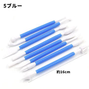細工棒 同色8本セット 粘土細工用 粘土用具 土工芸用品 スパチュラ レジンアート クラフト道具 陶芸 工芸 工作 ネイルアート 彫刻 造形 道具 シンプル 便利