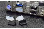 USBポートカバー 5個セット 保護カバー USBキャップ 小型 ほこり保護 キャップ シリコン パソコン シンプル