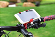 スマホスタンド ディスプレイスタンド 自転車 オートバイ バイク 挟んで固定 サイクリング ドライブ カラバリ豊富