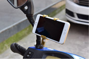 スマホスタンド ディスプレイスタンド 自転車 オートバイ バイク 挟んで固定 サイクリング ドライブ カラバリ豊富