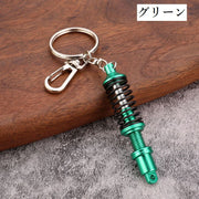 キーホルダー キーリング ナスカン付き サスペンション型 車 パーツモチーフ 部品 ユニーク 個性的 メンズ レディース 男性 女性 記念品 景品 プレゼント 贈り物 誕生日