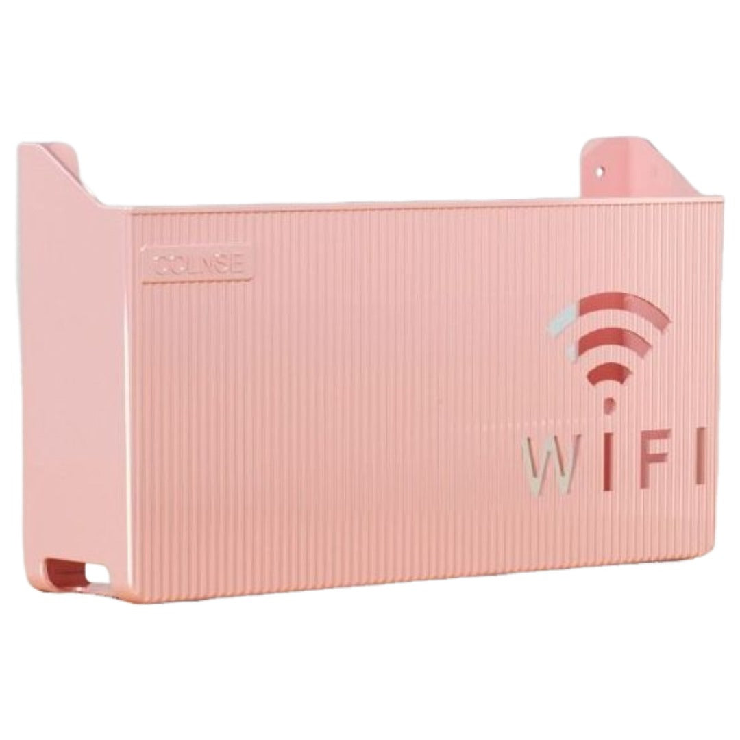 ルーター収納ボックス ケーブルボックス Wifi機器収納ボックス Wi-Fiルーター 壁掛け 配線整理 ピンク バリエーション画像