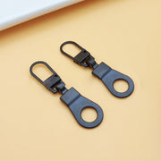 ファスナー 4個セット 手芸 DIY 裁縫材料 ジッパー チャック 引手 交換 取り替え 修理 簡単 金属製 ブラック シルバー ブロンズ