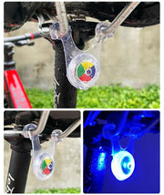 自転車ライト テールライト 警告灯 ロープライト 電池式 自転車 赤 青 黄色 サイクリング アウトドア キャンプ 夜間 安全 取り付け簡単
