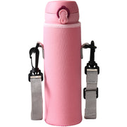 水筒カバー 水筒ケース メンズ レディース ジュニア 350ml 無地 シンプル ショルダー 保温 保冷 伸縮性 斜め掛け マグボトルケース マグボトル 水筒 男性 女性 男女兼用