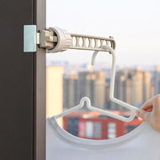 窓枠用ハンガーラック 単品 物干しハンガー コンパクト 部屋干し 外干し 洗濯物干し 取り付け簡単 省スペース 出張 旅行 携帯 洗濯用品
