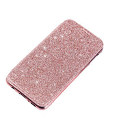 iPhoneケース スマホケース 手帳型 二つ折り スマホカバー キラキラ ラメ メタリックカラー カードポケット付き ICカード入れ アイフォンケース おしゃれ シンプル ブラック ゴールド シルバー ローズ ピンク 黒 金色 銀色