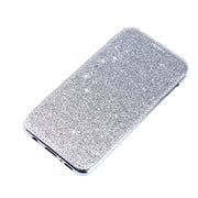 iPhoneケース スマホケース 手帳型 二つ折り スマホカバー キラキラ ラメ メタリックカラー カードポケット付き ICカード入れ アイフォンケース おしゃれ シンプル ブラック ゴールド シルバー ローズ ピンク 黒 金色 銀色