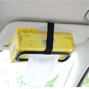 ティッシュホルダー 車用 サンバイザー ティッシュケース ティッシュカバー カー用品 車用品 ティッシュ ティッシュボックス 車 吊り下げ ブラック