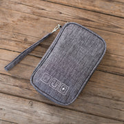 ガジェットポーチ ガジェットケース パソコン周辺小物 PC周辺 小物入れ 収納ポーチ 充電器 ケーブル 持ち運び ファスナー ブラック 黒 トラベル 旅行 おでかけ 出張