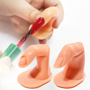 マニキュア用手指モデル 指マネキン ディスプレイ 練習用 3個セット ネイルチップスタンド ネイルアート用品 爪あり 爪無し トレーニングネイル 指トルソー ネイルチップ台 指の模型 粘着テープ 固定 色見本 学生 ネイリスト 単色 ネイルあり ネイルなし
