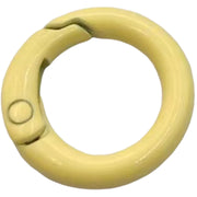 キーリング キーホルダー 5個セット カラビナ リング型 丸形 金属製 シンプル パーツ 多用途 アクセサリー 鍵 金具