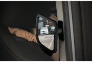ドアミラー 車用補助ミラー 車内ミラー ベビーミラー クルマ セーフティーグッズ 衝突防止 安全用品 四角 スクエア ブラック シリコン おしゃれ 定番