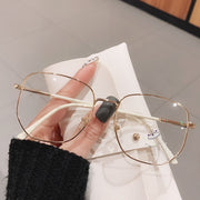 伊達メガネ ユニセックス レディース メンズ 男女兼用 女性 男性 ファッション雑貨 ヘキサゴン フレームあり 無地 ゴールドカラー シルバーカラー ブラック シンプル おしゃれ クール キュート UV400 かわいい かっこいい