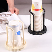 紙コップホルダー カップホルダー カップスタンド キッチン整理用品 紙コップディスペンサー 紙コップ収納 紙コップスタンド 防塵 積み重ね コンパクト 省スペース スタイリッシュ