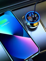 車用充電器 カーチャージャー カーアクセサリー シガーソケット USB スマホ 携帯 充電 iPhone android リチウム 旅行 お出かけ ドライブ 便利 シンプル