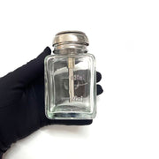 ガラスディスペンサー ネイルリムーバー入れ 180ml 120ml 詰め替え容器 ガラス製 プッシュ式 ボトル ポンプ 溶剤 除光液 消毒液 アセトン ネイル用品 ネイルケア ネイルオフ クリーナー