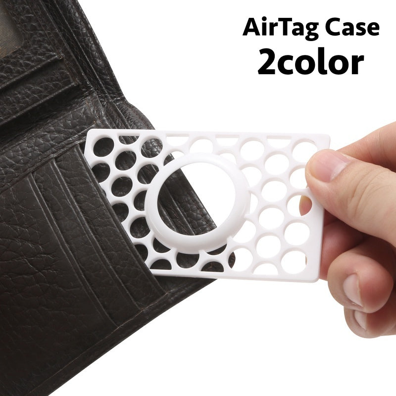 AirTagケース エアタグ用 保護ケース カードタイプ 薄型 軽量 紛失防止 耐衝撃 便利 シンプル お洒落 スタイリッシュ