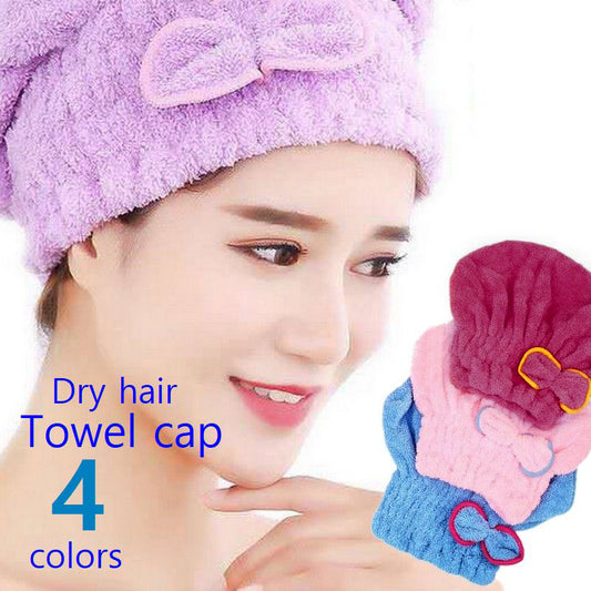 タオルキャップ ドライヘアキャップ ドライキャップ 吸水 タオル 髪 商品画像