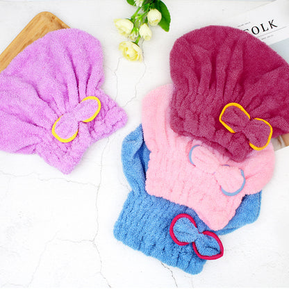 タオルキャップ ドライヘアキャップ ドライキャップ 吸水 タオル 髪 商品画像3