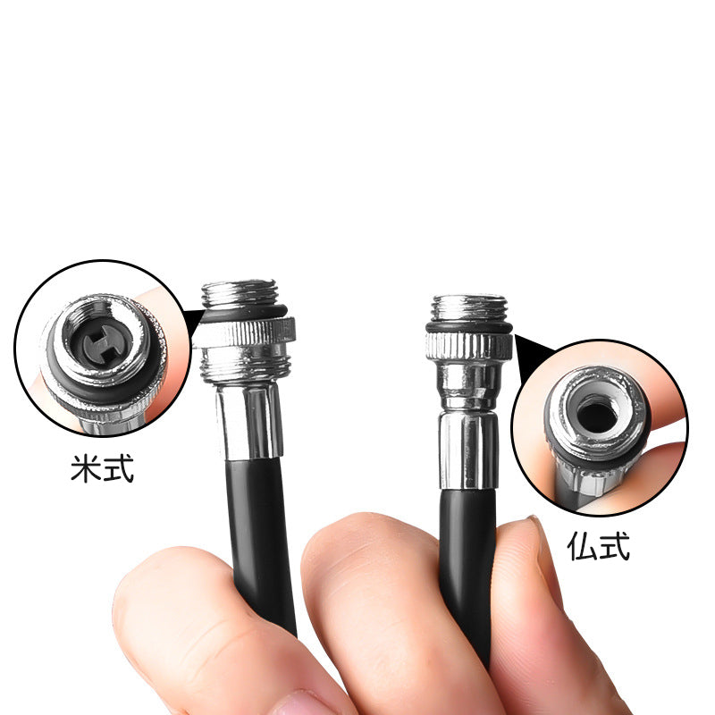 空気入れ エアポンプ 仏式 米式 100PSI 小型 商品画像5
