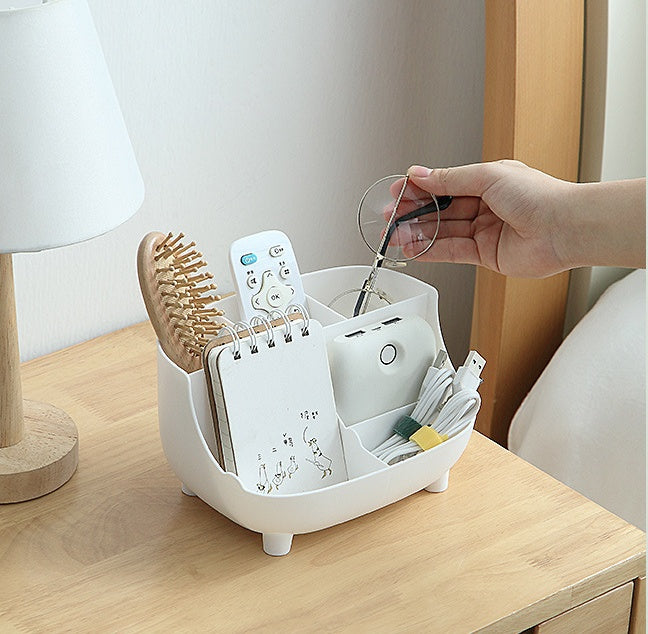 卓上収納ボックス デスクオーガナイザー 収納ケース スマホスタンド ペン立て 小物入れ 商品画像2