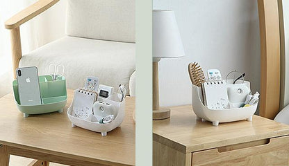 卓上収納ボックス デスクオーガナイザー 収納ケース スマホスタンド ペン立て 小物入れ 商品画像4