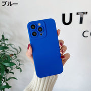 iPhoneケース カバー スマホケース 軽量 薄型 マットカラー シンプル 無地 TPU ソフト 耐衝撃 カメラ保護 背面保護