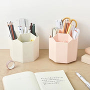 ペンホルダー ペン立て 回転式 ペンスタンド 机収納ケース 小物収納 筆記用具収納 360度回転 小物入れ おしゃれ デザイン雑貨 文房具ケース 多用途 化粧品入れ リモコンスタンド 整理整頓 机上収納 シンプル おしゃれ 回る スタイリッシュ 便利グッズ 青 緑 白 ピンク