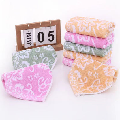 フェイスタオル タオル 34×74cm バス用品 花柄 もこもこ 商品画像2