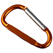 カラビナ カラビナフック 同色7個セット D型 メタリック メタル キーホルダー アウトドア 登山 キャンプ トレッキング ぶら下げ 固定 バックル